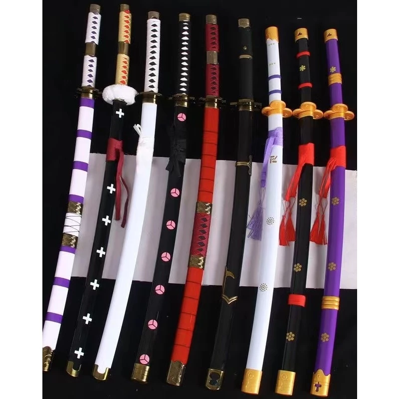 Đạo cụ Cosplay nhân vật mô hình lưỡi gỗ zoro roronoa, shusui onepiece, zenitsu kitetsu kimetsu no yaiba, TL 1;1