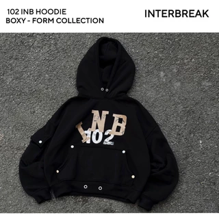 INTERBREAK - 102 INB HOODIE BOXY-FORM - Áo Hoodie Form Rộng Unisex Nam Nữ