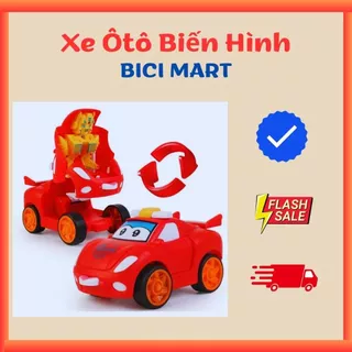 Xe Ôtô Biến Hình Siêu Nhân, Đồ Chơi Ôtô Biến Hình Chạy Đà Siêu Bền Cho Bé, Có Nhiều Màu Sắc Lựa Chọn