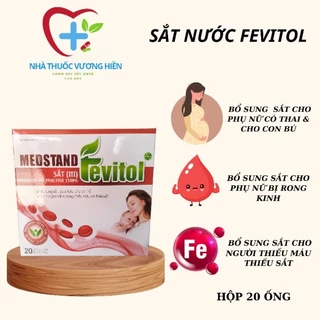 Bổ Sung Sắt Và Acid Folic Cho Bà Bầu Và Cả Nhà - Dạng Ống Siro Dễ Uống hộp 20 ống