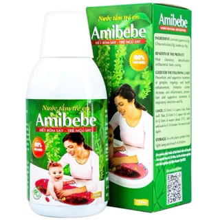 Amibebe[Chai 250ml] - Nước tắm thảo dược cho trẻ sơ sinh và trẻ nhỏ