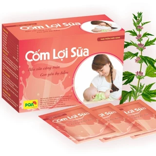 Cốm lợi sữa PQA hộp 25 gói.Mẹ khỏe con ngủ ngon giấc.Mua 1 hộp tặng 10 khẩu trang 6A or 9A  Mask.