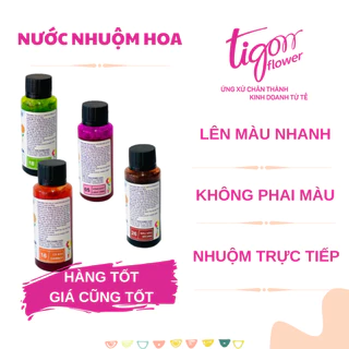 [Bambi] Chai 100ml NƯỚC NHUỘM MÀU HOA TƯƠI (nhiều màu sắc) - Lên màu đẹp, bền và đều màu (ĐƯỢC ĐỒNG KIỂM)