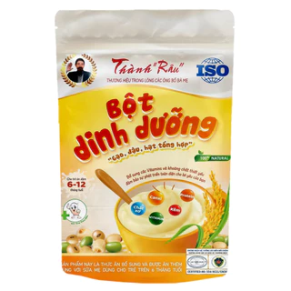 Bột ăn dặm dinh dưỡng cho bé từ 6 tháng “Thành Râu”(Bột nấu, không chứa sữa) - 400g