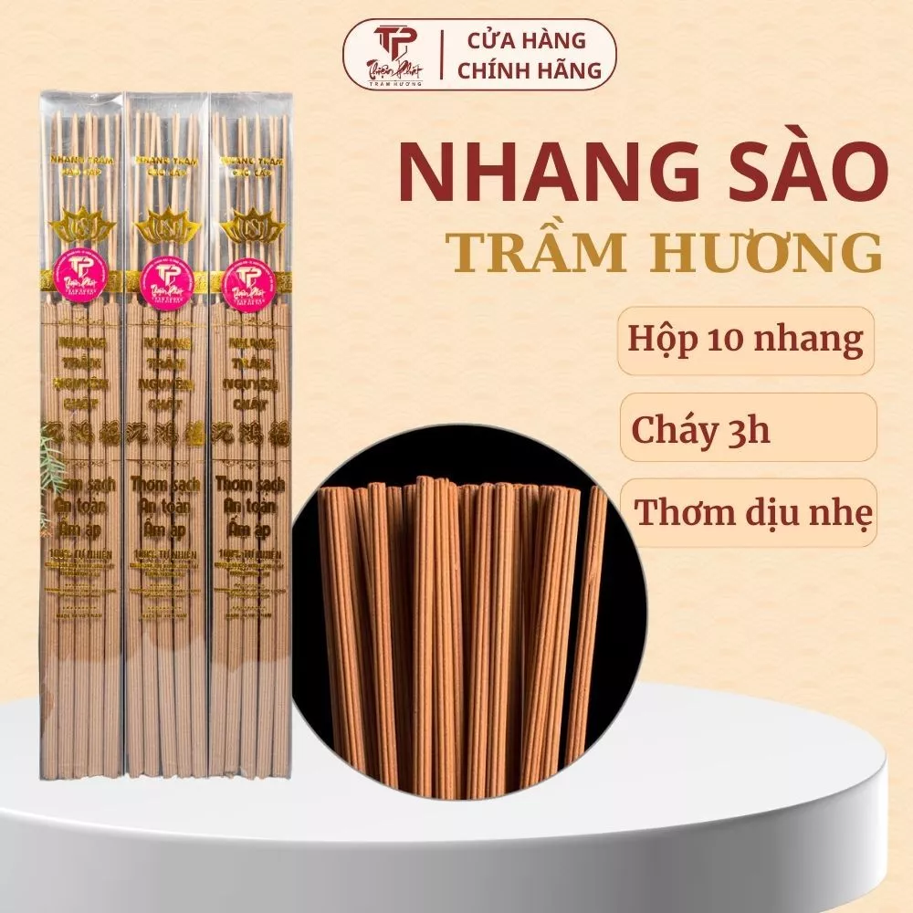 Nhang sào trầm hương cao cấp sạch tự nhiên không hóa chất - Trầm Hương Thiện Phát