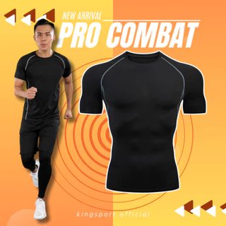 Áo giữ nhiệt nam tập gym, áo body ngắn tay thể thao nam combat bóng rổ,bóng đá chất thun body cao cấp co giãn 4 chiều