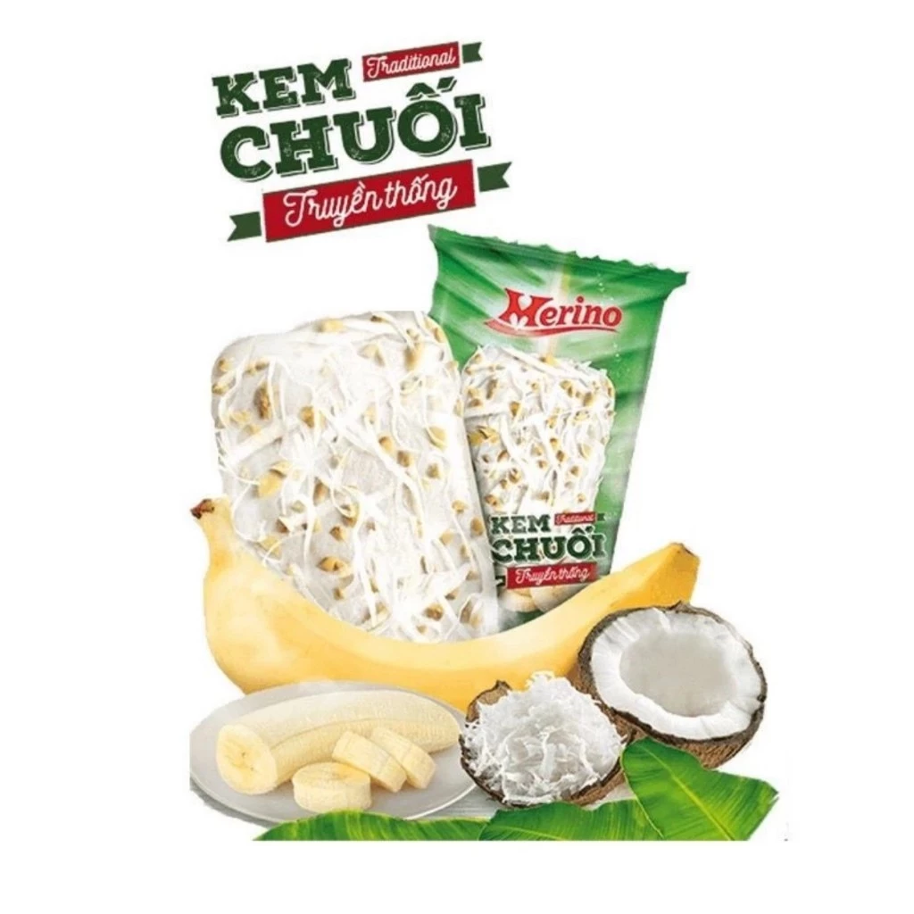 [GIAO HỎA TỐC] Kem Merino Chuối truyền thống 85g