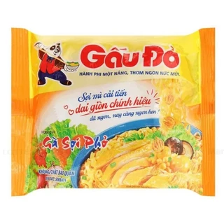 Mì Gấu Đỏ Gà Sợi Phở Gói 63G