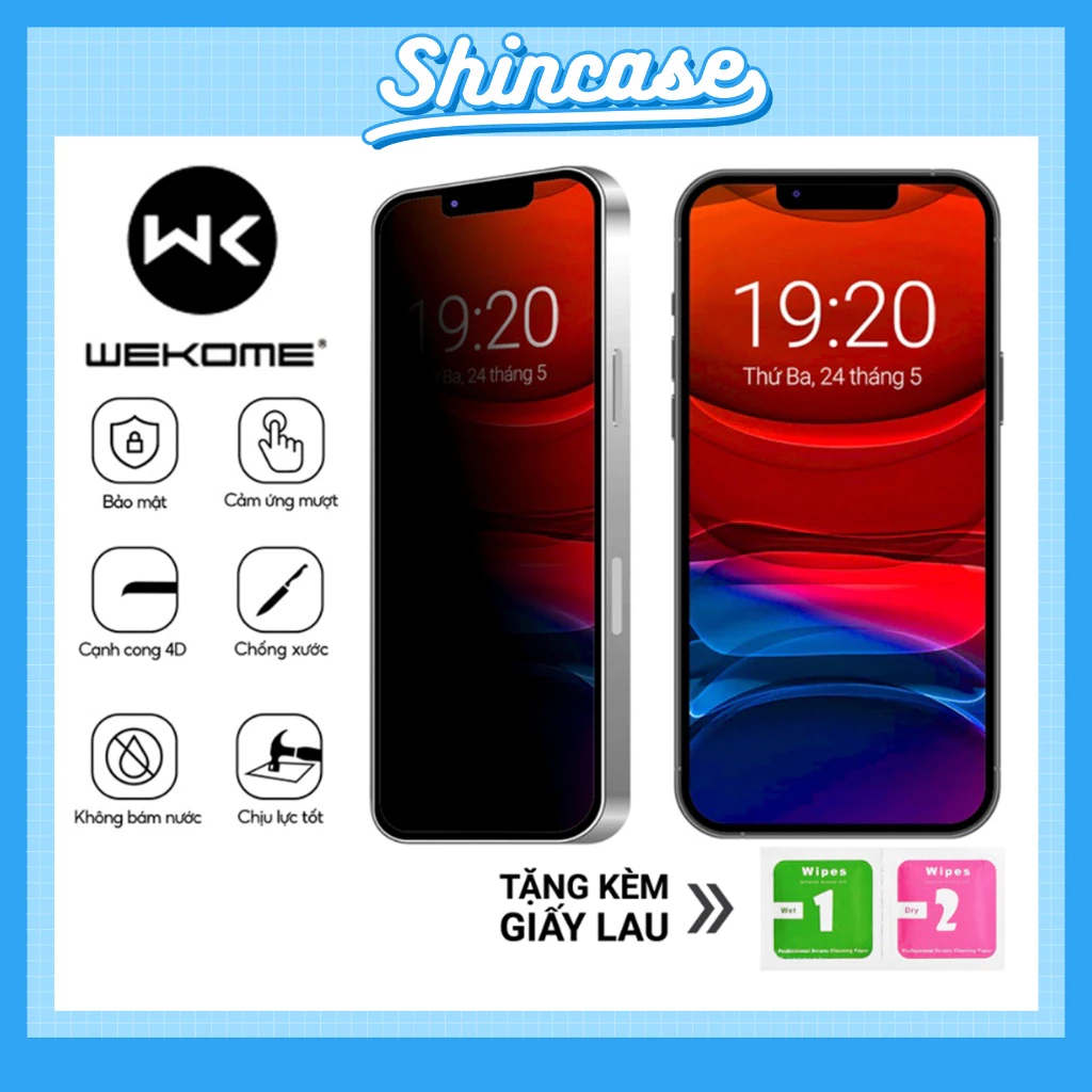 Kính cường lực iphone full màn KK chống nhìn trộm 4D 6plus/6splus/7plus/8/8plus/x/xs/11/12/13/14/pro/max