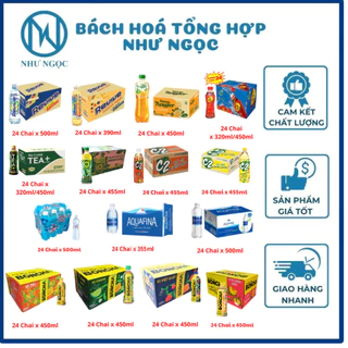 THÙNG 24 CHAI - Olong/ Boncha/ Dr Thanh/ C2/ 0 Độ/ Twister/ Nước Suối - Bách Hóa Tổng Hợp Như Ngọc