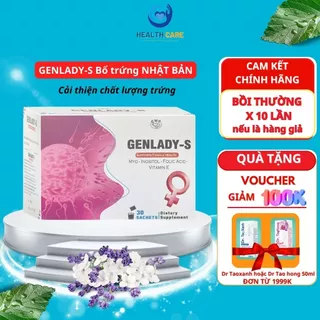 GENLADY-S Bổ trứng NHẬT BẢN - Cải thiện chất lượng trứng - Tốt cho quá trình thụ thai