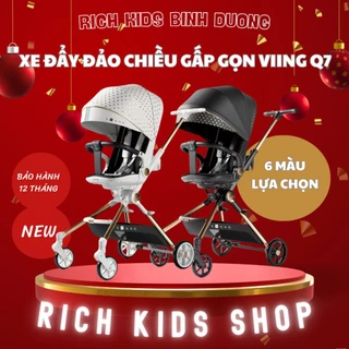 [Mẫu mới] Xe đẩy du lịch gấp gọn đảo chiều Vinng Q7 dòng cao cấp (nằm, ngả, ngồi)