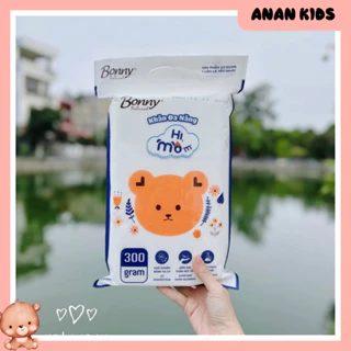 Khăn Giấy Khô Đa Năng BONNY Hi!Mom- Bịch 300gr Không Cồn, Không Mùi, Thấm Hút, An Toàn Cho Bé