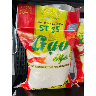 GẠO ST25 SÓC TRĂNG DẺO NGON BAO 5KG