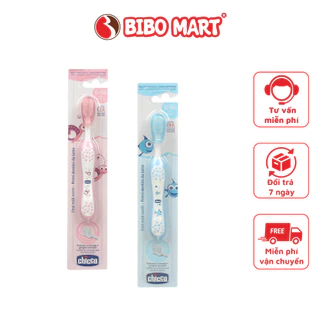 Bàn Chải Đánh Răng Chicco Bàn Chải Siêu Mềm Họa Tiết Ngộ Nghĩnh cho bé từ 6M đến 36M - Bibo Mart