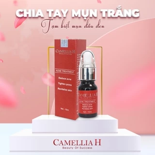 Serum Trị Mụn CamelliaH 10ml - Acne Treatment trị mụn cám, mụn đầu đen, mụn ẩn, mờ thâm, tàn nhang