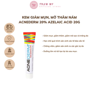 Kem ACNEDERM Giảm Mụn, Mờ Thâm, Làm Trắng Da Acne Derm Kwas Azelainowy 20% 20g