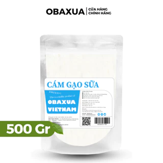 Bột Cám Gạo Sữa đắp mặt OBAXUA nguyên chất 500Gr - Giúp dưỡng trắng da, dưỡng ẩm, làm sạch da