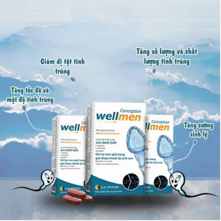 WELLMEN Conception - Cải Thiện Chất Lượng Tinh Trùng Nam Giới, Hỗ Trợ Sinh Con