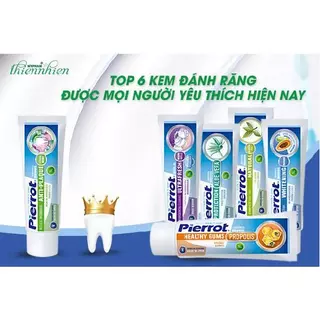 Kem đánh răng cho trẻ em PIWY PIERROT, có Flo, ngừa sâu răng, an toàn cho trẻ em 75ml/ Tây Ban Nha