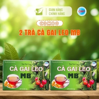 Combo 2 Hộp Trà Cà Gai Leo MB Hỗ Trợ Giải Độc Gan, Hỗ Trợ Bảo Vệ Và Tăng Cường Chức Năng Gan, Hộp 30 Túi - VD8