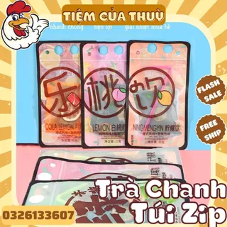 Trà Chanh Cô Đặc Túi ZIp Tiện Lợi, Nước Trái Cây Cô Đặc Giải Nhiệt, Trà Chanh Túi Zip Nội Địa