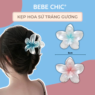 Kẹp Hoa Sứ Tráng Gương Cao Cấp BEBECHIC