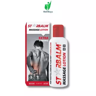 Kem xoa bóp Starbalm Massage Lotion 200ml làm nóng cơ trước vận động, giảm đau chấn thương