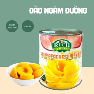 Đào Ngâm Đường RICH đóng hộp 820g