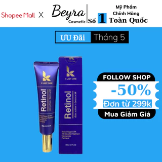 Kem dưỡng Retinol , Chống Lão Hóa Retinol Repair 0.5% Folio K Lady Care 30ML