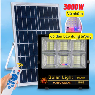 ĐÈN PHA LED NĂNG LƯỢNG MẶT TRỜI 3000w, Solar Light , IP68 chống nước