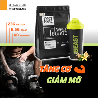 Sữa Tăng Cơ Giảm Mỡ [Tặng bình lắc Shaker] WHEY ISOLATE  Body Gold túi 1Kg