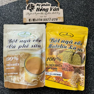 Bột ngũ cốc Mị Hương vị Matcha lá sen - cà phê sữa