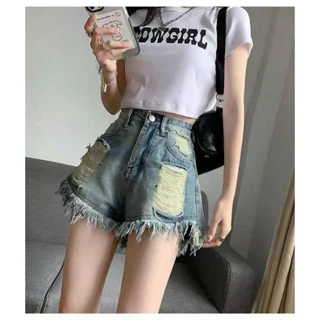 Quần sort jean bigsize rách dơ mã 53