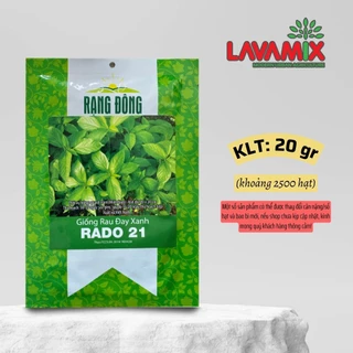 Hạt giống Rau Đay Xanh Rado 21 (20g~2500 hạt) hiệu Rạng Đông chịu nhiệt tốt, dễ chăm sóc | Đất trồng cây Lavamix
