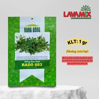 Hạt giống Rau Sam Rado 683 (1g~1200 hạt) hiệu Rạng Đông nảy mầm tốt, sinh trưởng khỏe | Đất trồng cây Lavamix