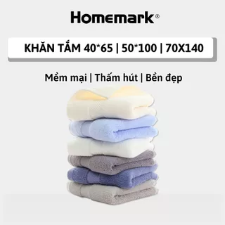 Khăn tắm 100% cotton cao cấp Homemark I Khăn gội đầu I Khăn mặt I Khăn tập gym I Khăn thể thao I Mềm mại thấm hút