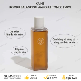 Nước hoa hồng KAINE KOMBU BALANCING AMPOULE TONER 150ML