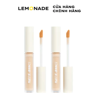 Combo 02 Kem che khuyết điểm kiềm dầu bền màu Lemonade Matte Addict Concealer (2 cây x3g)