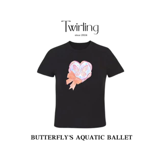 Áo baby tee Twirling " Butterly's Aquatic Ballet"
