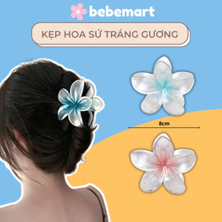 Kẹp Hoa Sứ Tráng Gương Cao Cấp BEBECHIC Hot Trend