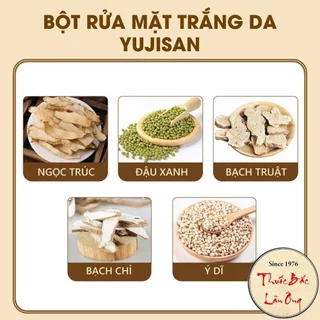 Bột rửa mặt trắng da 100g (Bột đắp mặt, bột đông y làm trắng da) - Lãn Ông