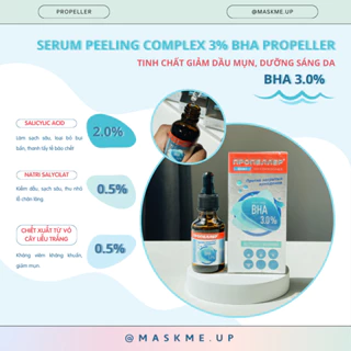 SERUM PEELING COMPLEX 3% BHA PROPELLER | TINH CHẤT GIẢM DẦU MỤN, DƯỠNG SÁNG DA