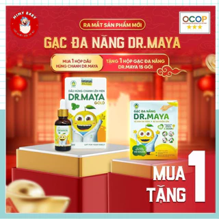 🔥Dầu húng chanh Minion Gold DR.Maya mẫu mới mẫu mới bé hết ho, sổ mũi, tăng đề kháng. Mua 1 Tặng 1. Có tích điểm hãng