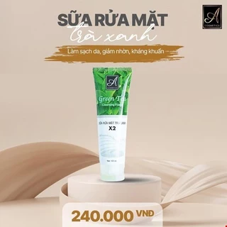 [Chính Hãng] Sữa Rửa Mặt Trà Xanh X2 A Cosmetics Ngừa Mụn, Kiềm Dầu, Giảm Nhờn Cho Da Dầu 120 ML - Mỹ Phẩm Phương Anh