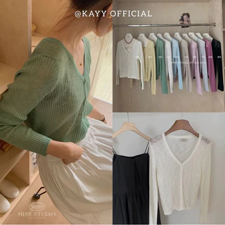 KAYY. Áo cardigan mỏng _ A50079 (ảnh thật)