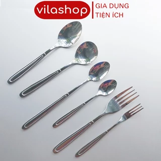 Thìa Inox, Muỗng Inox Đa Năng Nhiều Hình Dáng, Kích Thước Thiết Kế Đơn Giản An Toàn Tiện Lợi