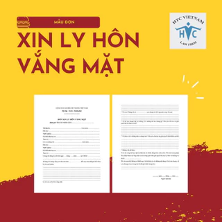 Mẫu Đơn Xin Ly Hôn Vắng Mặt Mới Nhất 2024 - Cty Luật HTC Việt Nam Hướng Dẫn Viết Đơn, Nộp Đơn, Thủ Tục