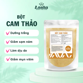 Bột cam thảo nguyên chất 100GR , Trắng da, giảm mụn, chống lão hoá