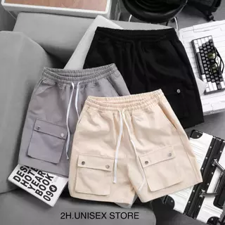 QUẦN SHORT KAKI TÚI HỘP NÚT BẤM 2401 2H.UNISEX STORE